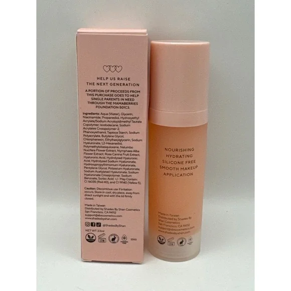 Shades By Shan Pore Diffusing Primer Makeup Silicone Free Hydrating New - Picture 6 of 7